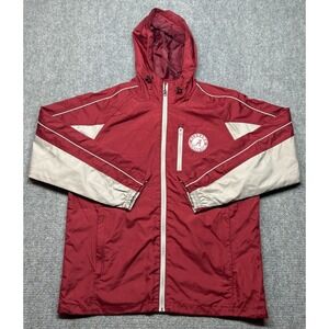 G-III Sports Alabama Crimson Tide Jacket Mens M Red White Polyester Full Zip